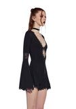 Whispering Wind Romper - Black