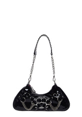 Ciska Brass Knuckle Shoulder Bag