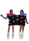 Clown Trouble Knit Sweater Set - Multi