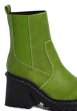 Off The Record Ankle Boots - Green