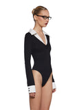 Eleanor Collared Bodysuit