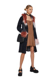 Mid Century Date Thermal Dress - Brown