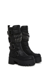 Warp Bullet Combat Boots - Black