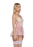 Lovely Hearts Lace Teddy