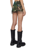 Fluorescent Eden Mini Skirt