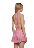 Bubble Pop Fit Nā Flare Dress - Pink