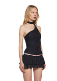 Sweet Vamp One Shoulder Dress - Black