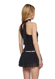 Sweet Vamp One Shoulder Dress - Black