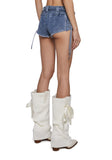 Ranch Star Rhinestone Micro Shorts