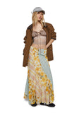 Pressed Flowers Maxi Skirt
