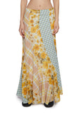 Pressed Flowers Maxi Skirt