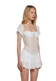 Crushes And Dreams Lace Dress - White