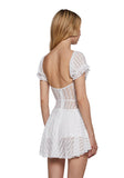 Crushes And Dreams Lace Dress - White