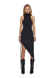 Ambient Lace-Up Midi Dress