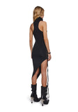 Ambient Lace-Up Midi Dress