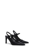 Preppy At Heart Pointed Toe Heels - Black