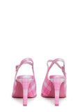 Preppy At Heart Pointed Toe Heels - Pink
