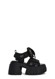 Utopia Platform Sandals - Black