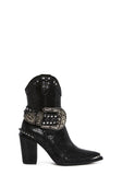 Sharp Sheriff Shine Cowboy Boots - Black