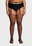 Plus Seduce 'Em Garter Belt N' Stockings