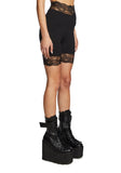 Rumor Romance Biker Shorts - Black
