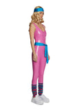Workout Plan 80's Wig & Costume Set