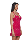 I'm Baby Mini Slip Dress - Dark Pink