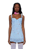 I'm Baby Mini Slip Dress - Light Blue