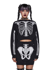 X-Ray Vision Knit Skirt Set
