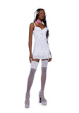 I'm Baby Mini Slip Dress - White