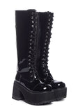 Patent Ranger-302 Knee High Boots