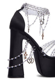 Holy Revelation Platform Heels - Black