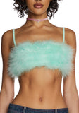 Lala La Fleur Boob Tube - Green