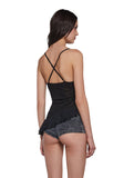 Flirty Attitude Lace Top - Black