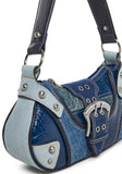 Savage Ways Denim Shoulder Bag
