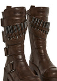 Warp Bullet Combat Boots - Brown