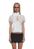 Aria Blouse With Neck Scarf