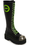 Type O Negative Steel Toe Lifted Combat Boots