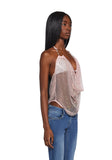 Dance Beats Cowl Top
