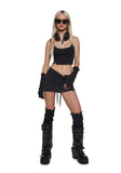 French Terry Mini Skirt