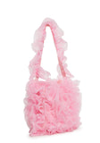 Sentimental Beauty Ruffled Shoulder Bag