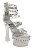 Twisted Danger Platform Heels
