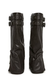 Warp Knee High Pant Boots - Brown