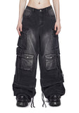 Wicked Persuasion Cargo Jeans - Black
