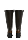 Luster Vegan Leather Boots - Brown