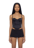 Khloe Corset Top - Black
