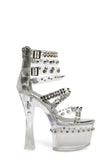 Twisted Danger Platform Heels