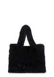Cutie Pie Faux Fur Bag - Black