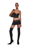 Fierce Flirt Lace Skirt - Black