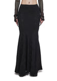 Dark Elegance Corset Maxi Skirt